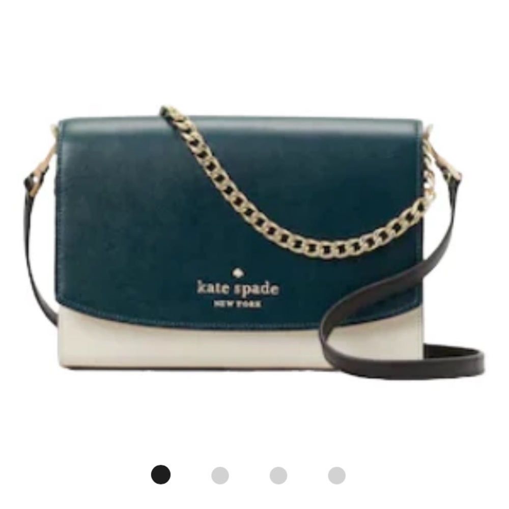 Kate Spade Carson Color-block Convertible Bag - Green/Cream